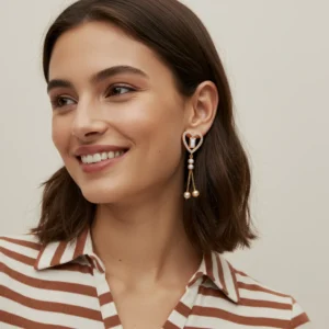 Zubelin Heart Charm Earrings